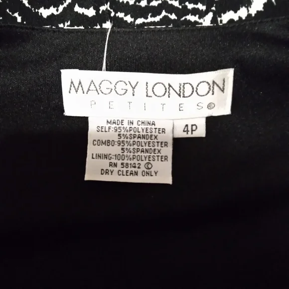 Maggy London Petites Long Sleeve Midi Dress - Picture 7 of 7